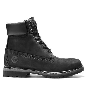 Timberland 6-Inch Premium - Cierne Nepremokave Topanky Damske, T0442SK